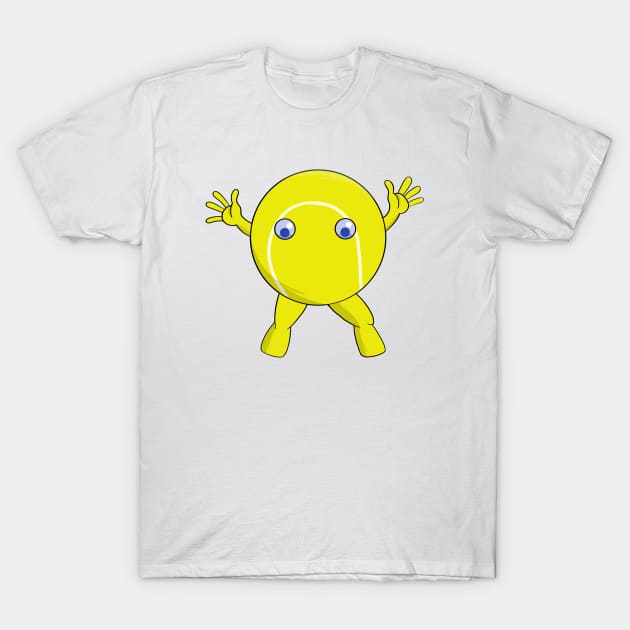 Funny Tennis T-Shirt by DiegoCarvalho